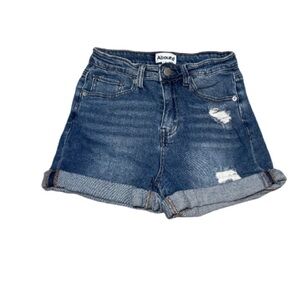Abound Women's Distressed Blue Jean Shorts
